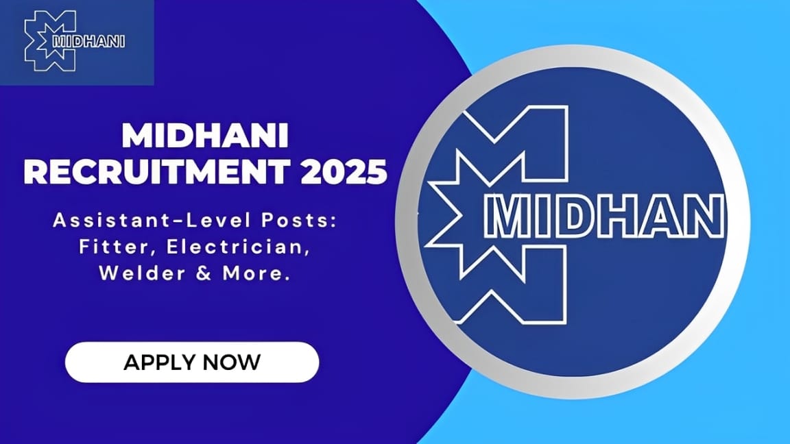 MIDHANI Recruitment 2025 Walk-In Openings