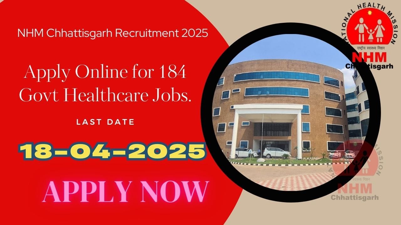 NHM Chhattisgarh Recruitment 2025