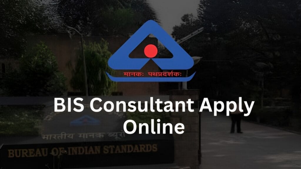 BIS Consultant 2025 Notification