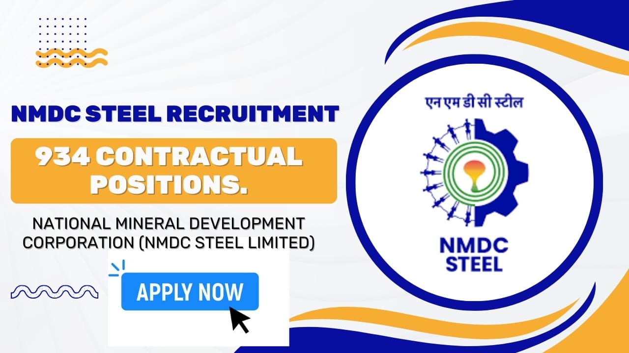 NMDC Steel Recruitment 2025