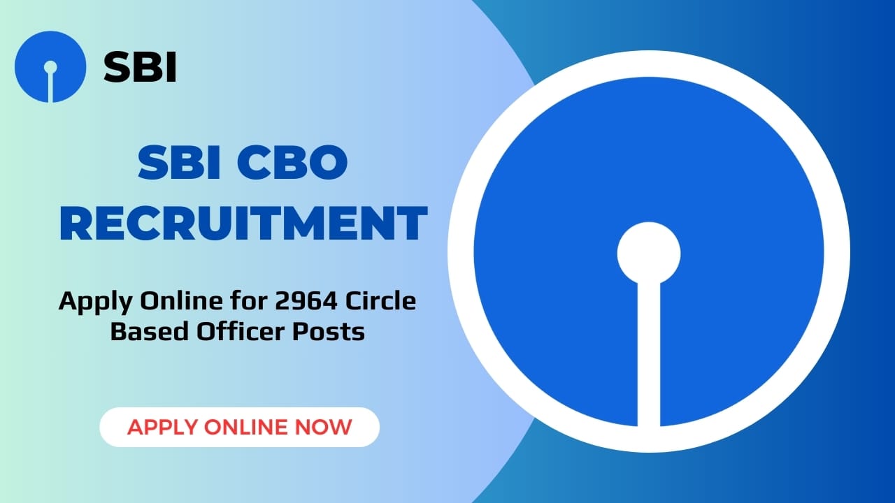 SBI CBO Recruitment 2025 Notification