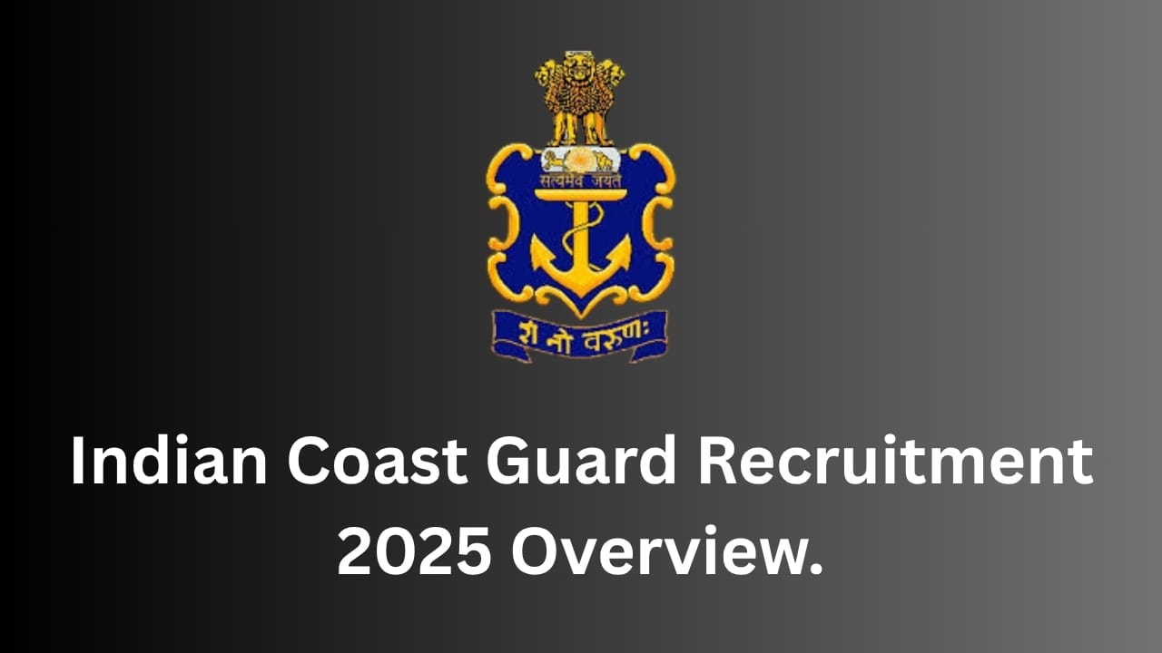 Indian Coast Guard Recruitment 2025