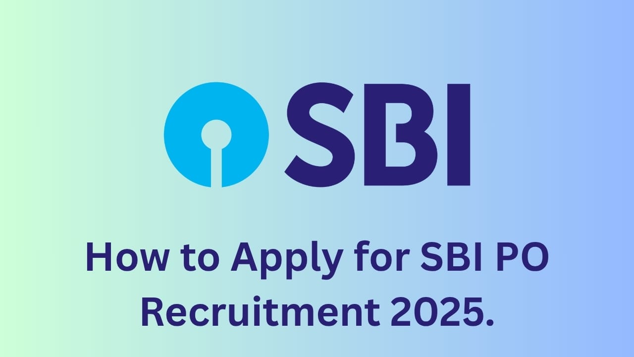 SBI PO Apply Online 2025 Notification